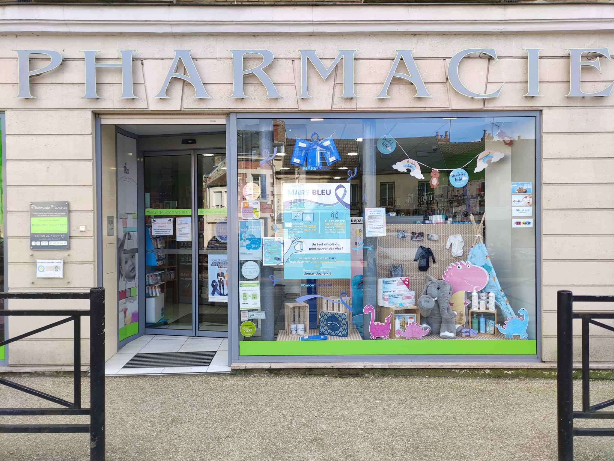 exterieur-pharmacie-fismoise Pharmacie Flotté Noyen sur Sarthe